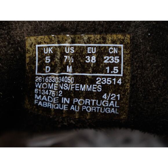 Clarks Original Wallabee Olive Green Suede Block Heeled Shoes Womens 7.5 EU 38 - Picture 7 of 16